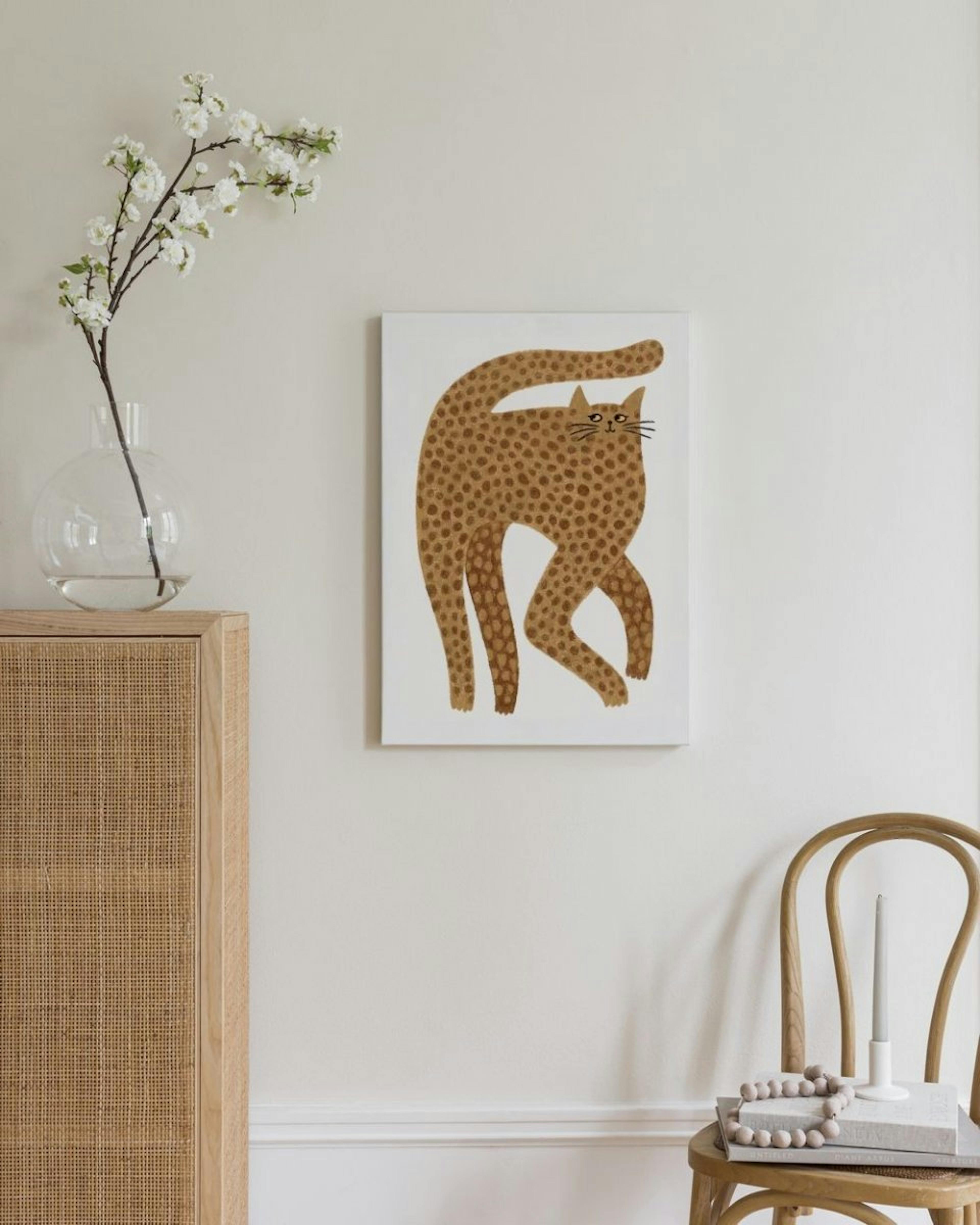 Likable Leopard Canvas print