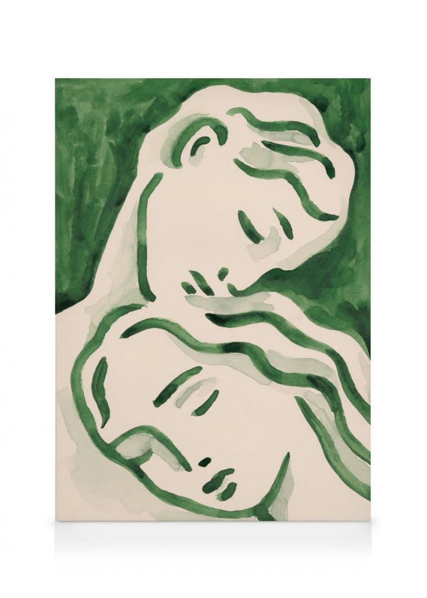 Infatuation Toile (70x100 cm - Cadre de chêne) - Peintures