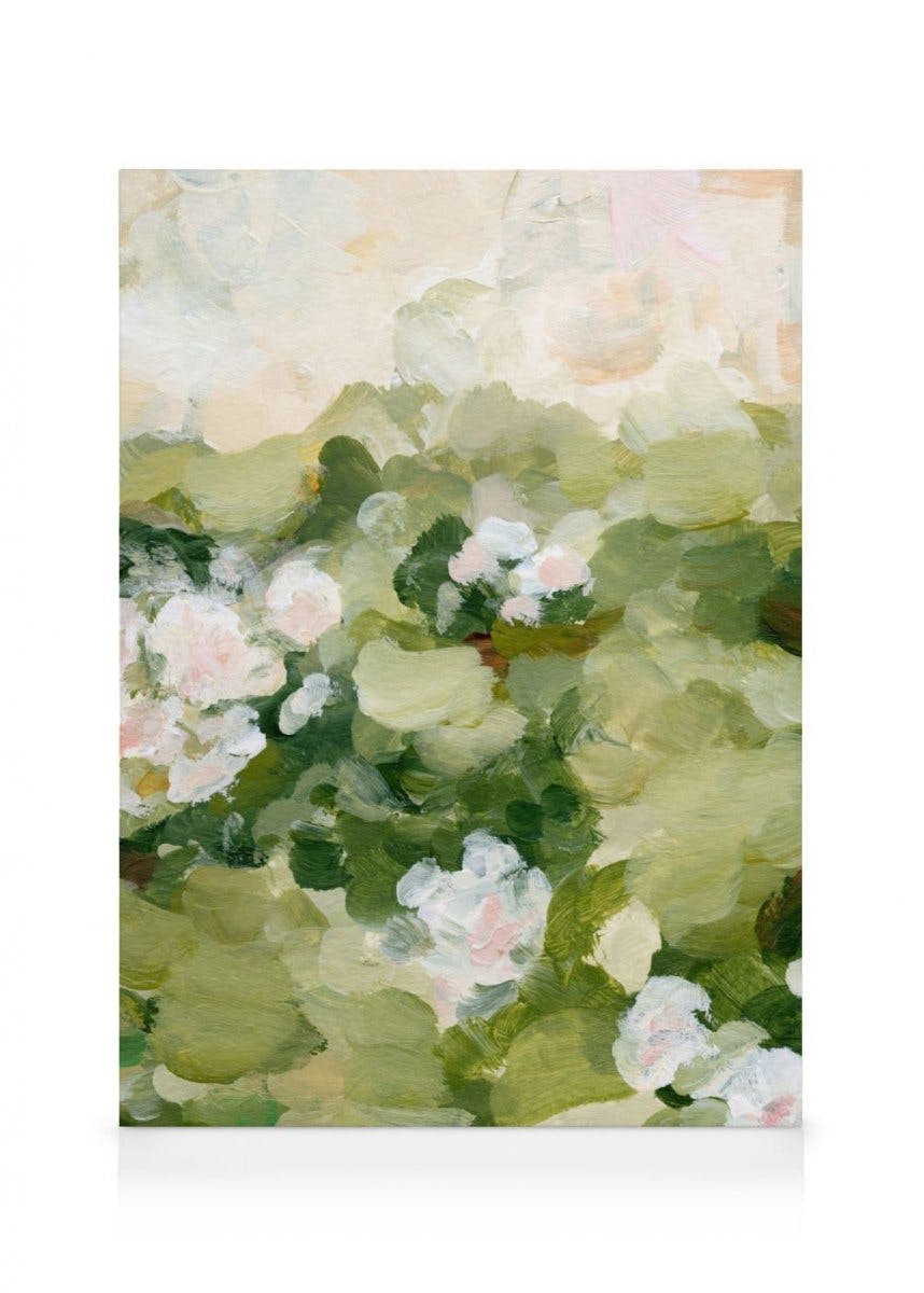Canvas Prints Prairie Verte Canvas print (70x100 cm - Oak Frame)
