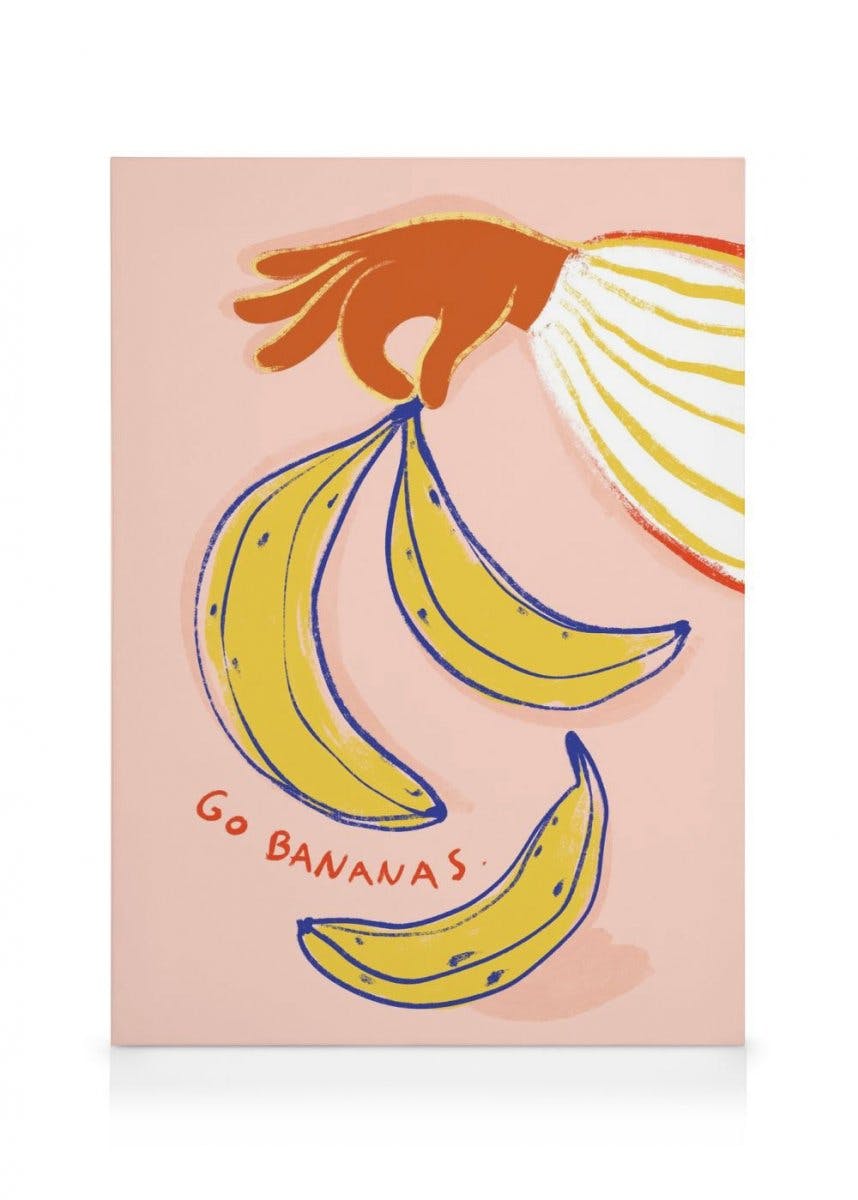 Go Bananas Obraz na plátne (30x40 cm)