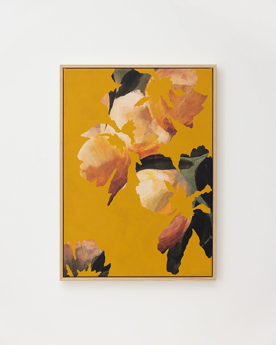 Canvas Prints Longing for Summer No2 Canvas print (50x70 cm - Oak Frame)