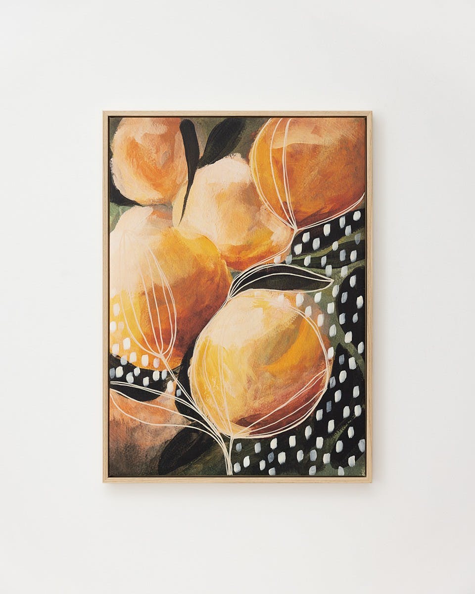 Canvas Prints Longing for Summer No3 Canvas print (50x70 cm - Oak Frame)