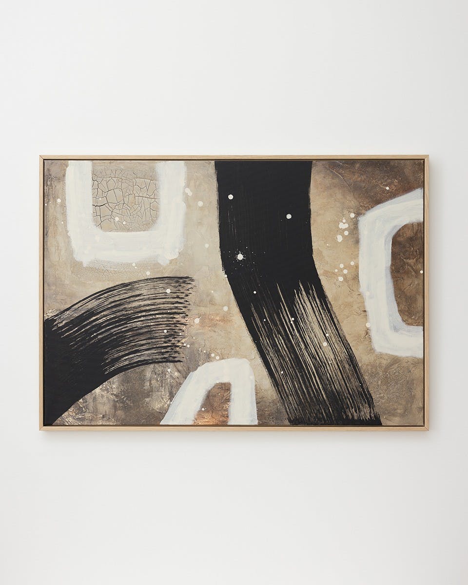 Canvas Prints Rough Around the Edges No1 Canvas print (70x100 cm - Oak Frame)