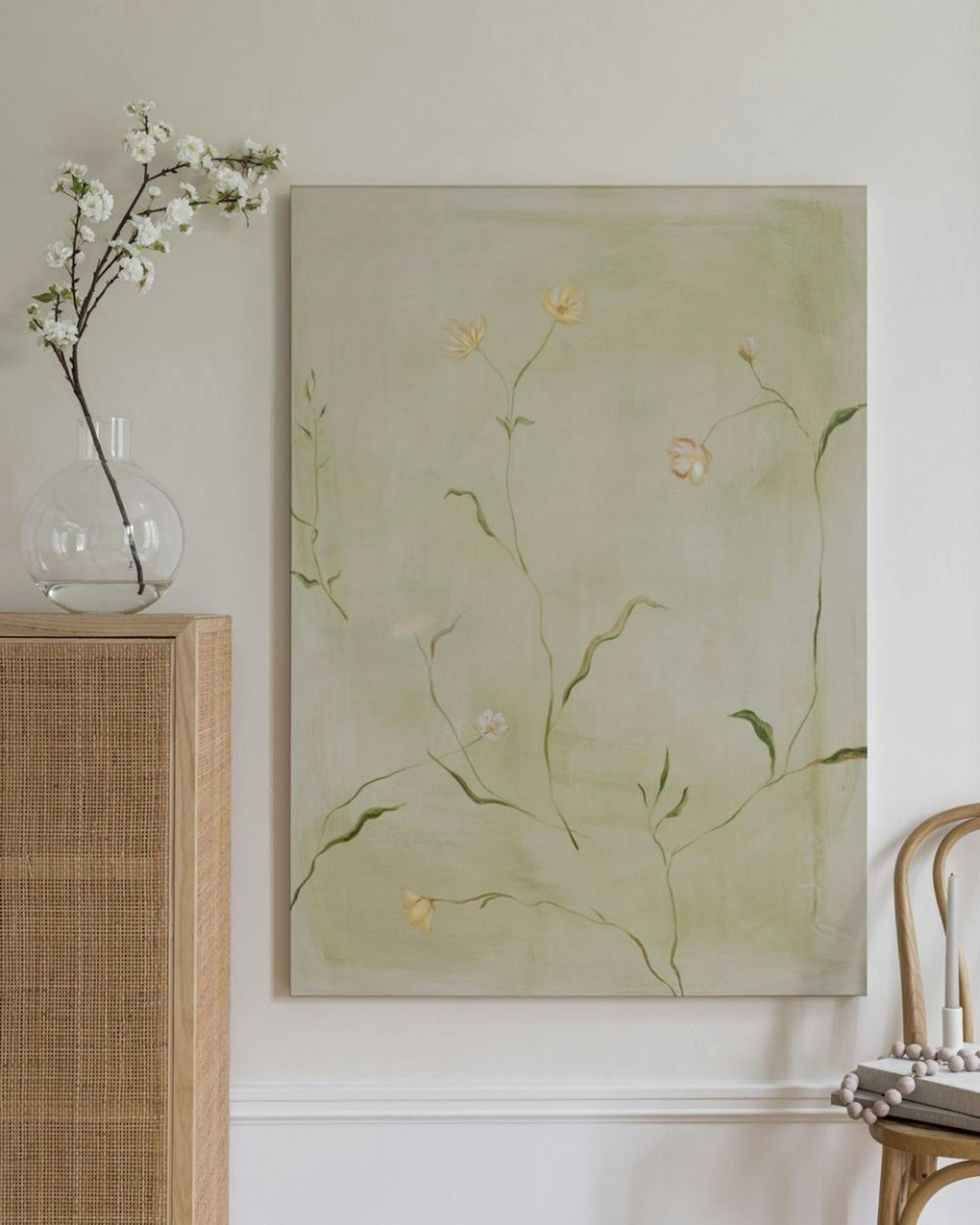 Soft Wildflowers Canvas print