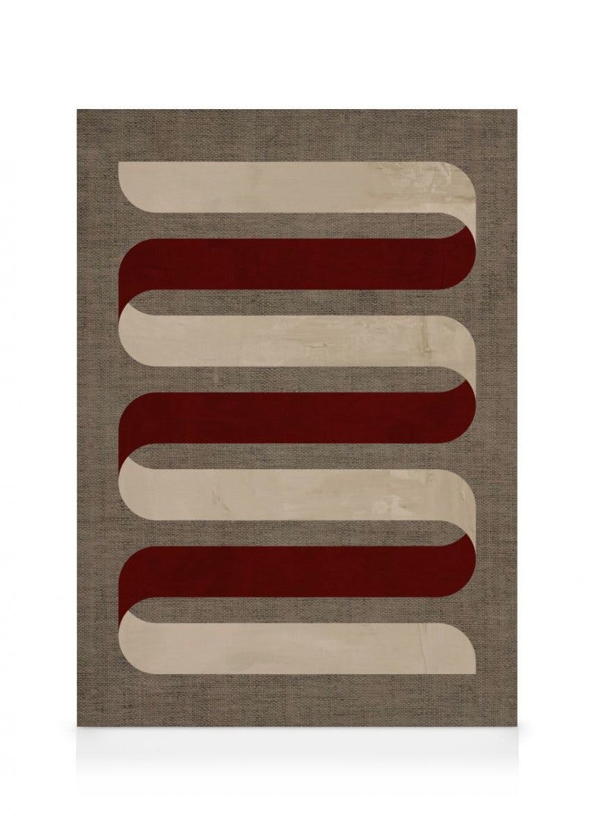 Graphic Swirl Obraz na plátne (70x100 cm)
