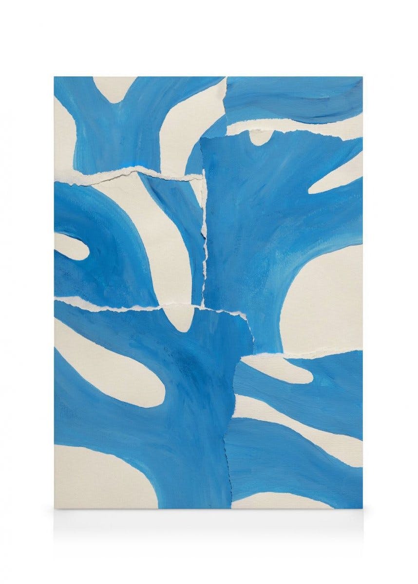 Reassembled Coral Canvas (100x140 cm - Fotokaders Eiken)