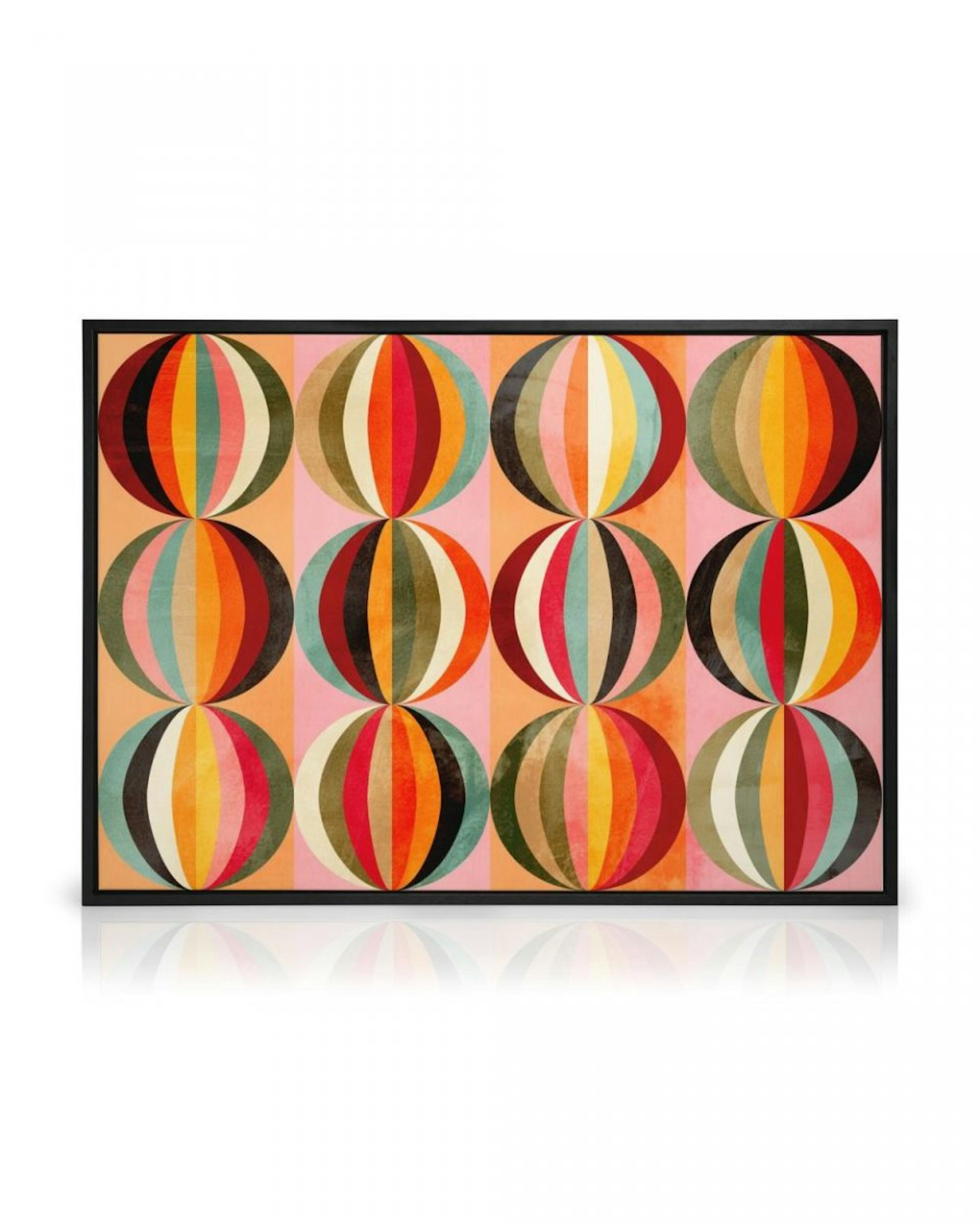 Chromatic Carnival Canvas print