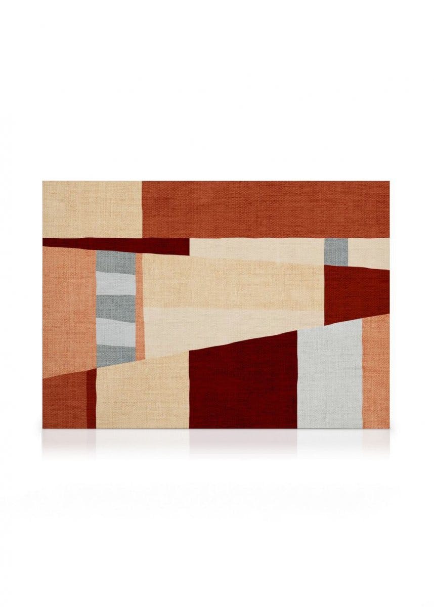 Threaded Traditions Toile (30x40 cm) - Art abstrait