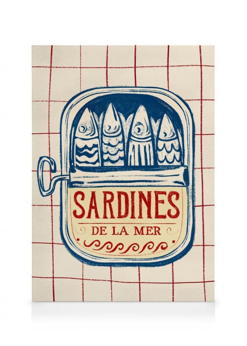 Sardines de la Mer Obraz na plátne (50x70 cm)
