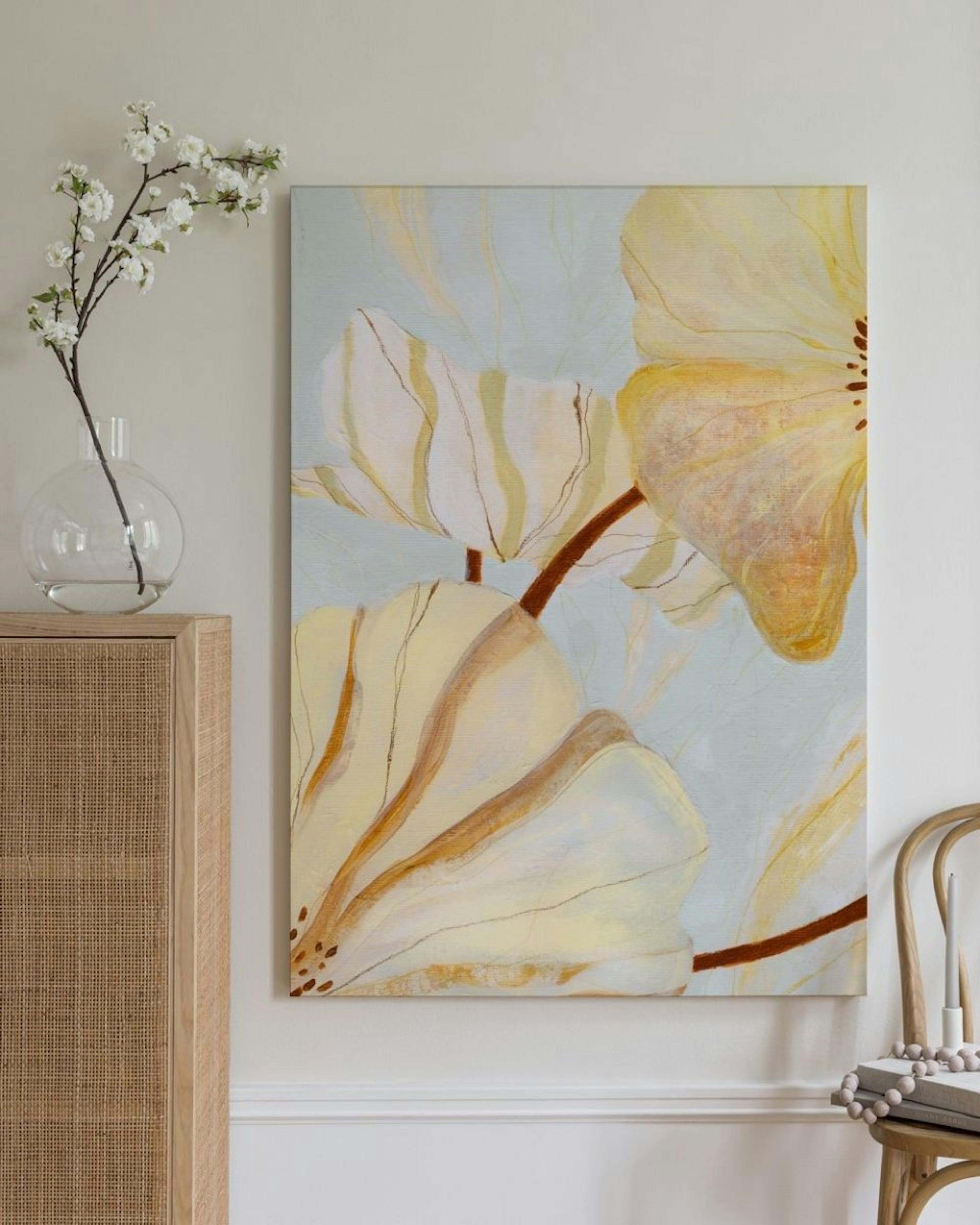 Abstract Blossoms Toile
