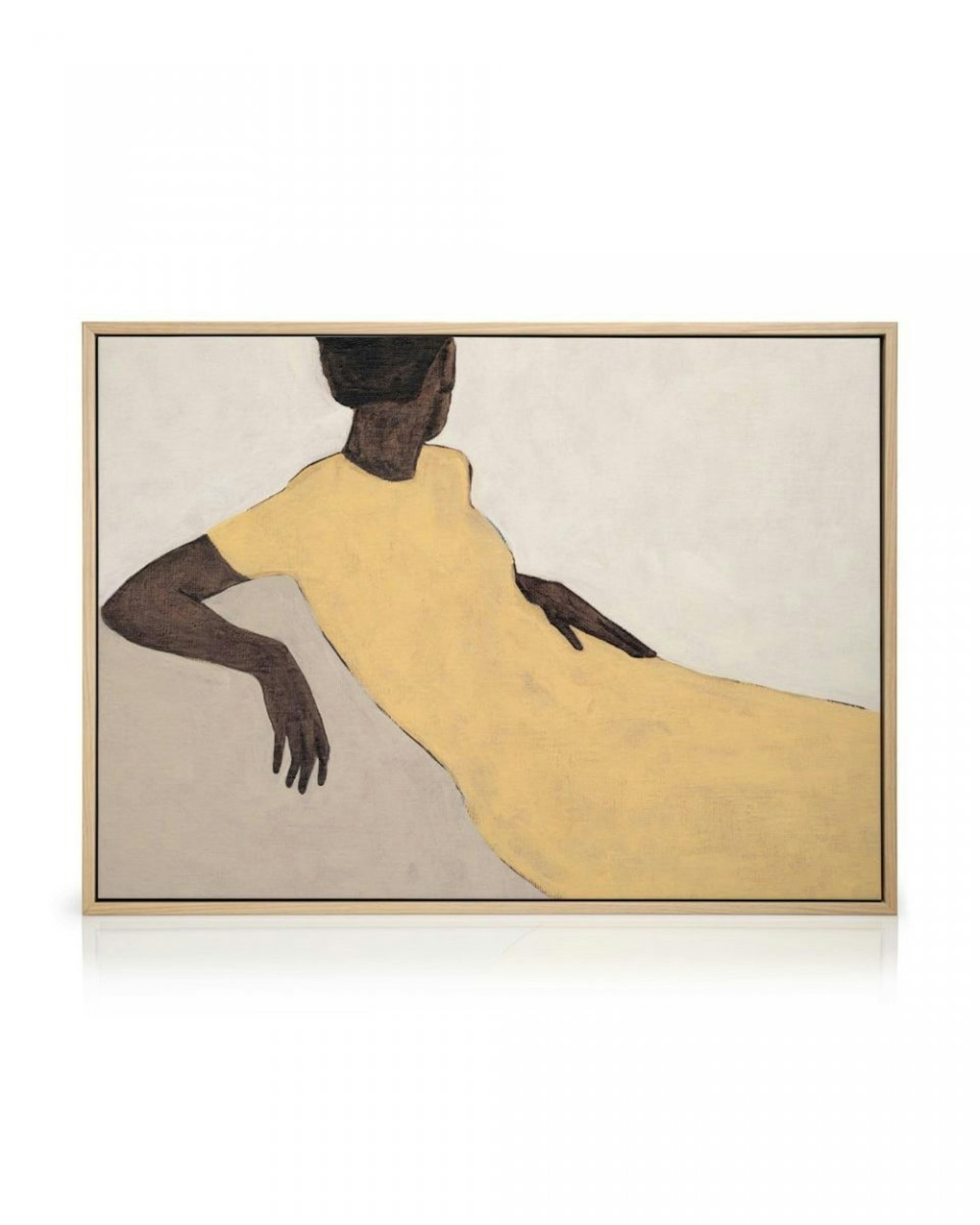Yellow Dress Toile