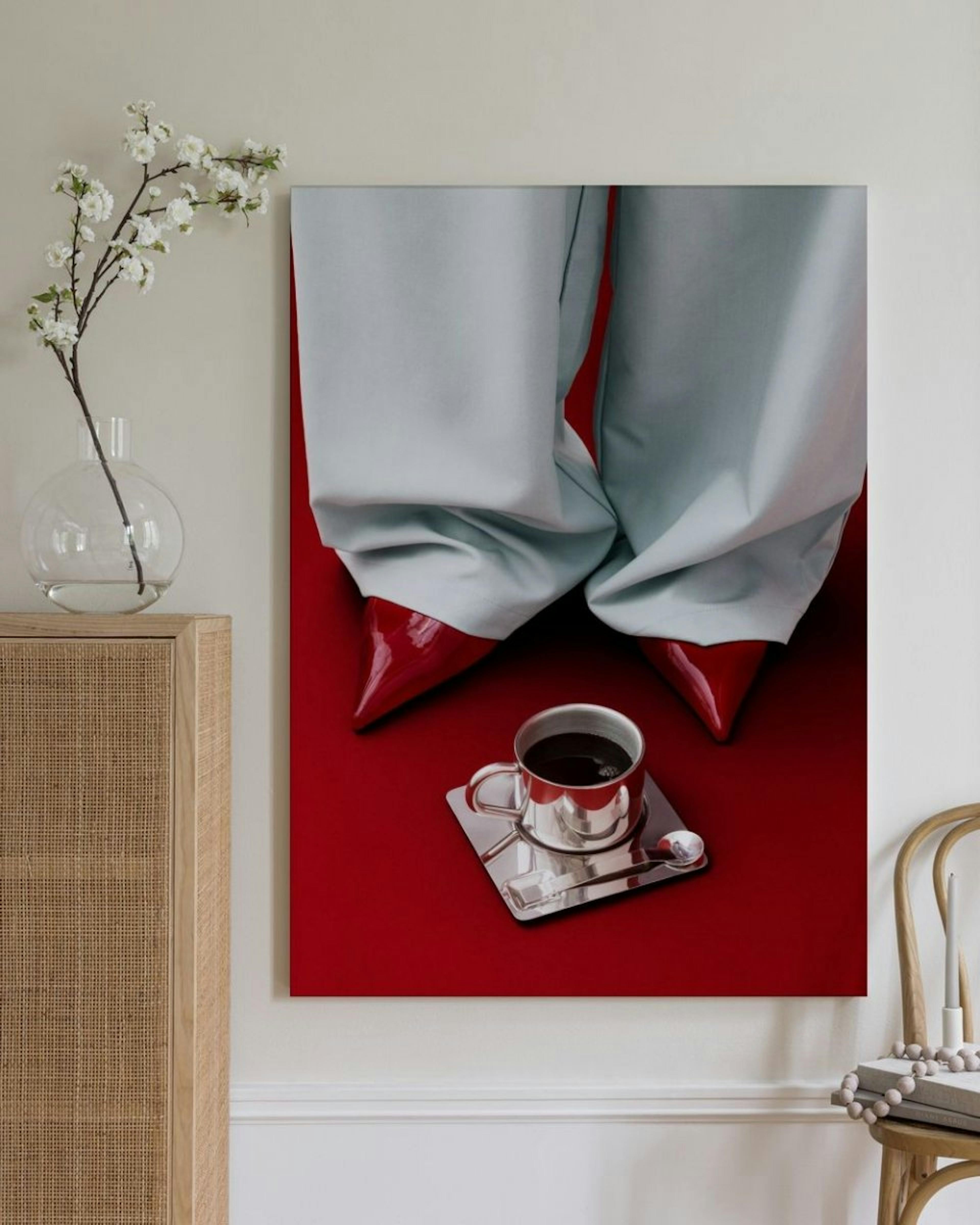 Caffeine and Confidence Canvas
