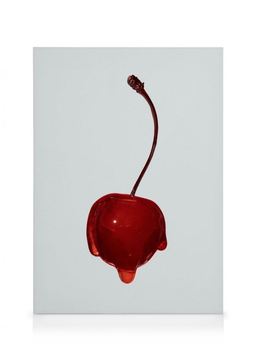 Canvas Prints Juicy Cherry Canvas print (70x100 cm - Oak Frame)