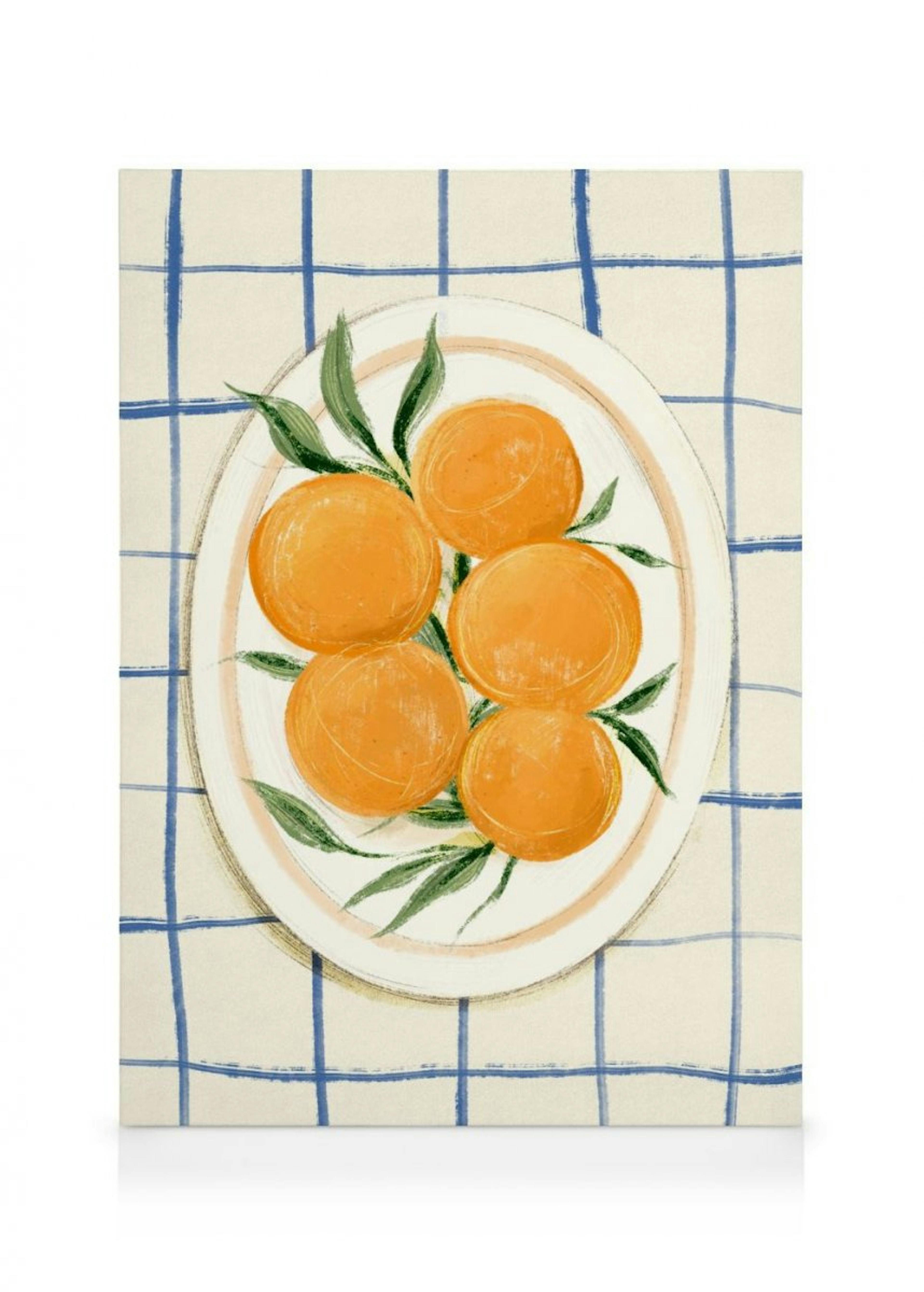 Citrus on Checkers Toile 0
