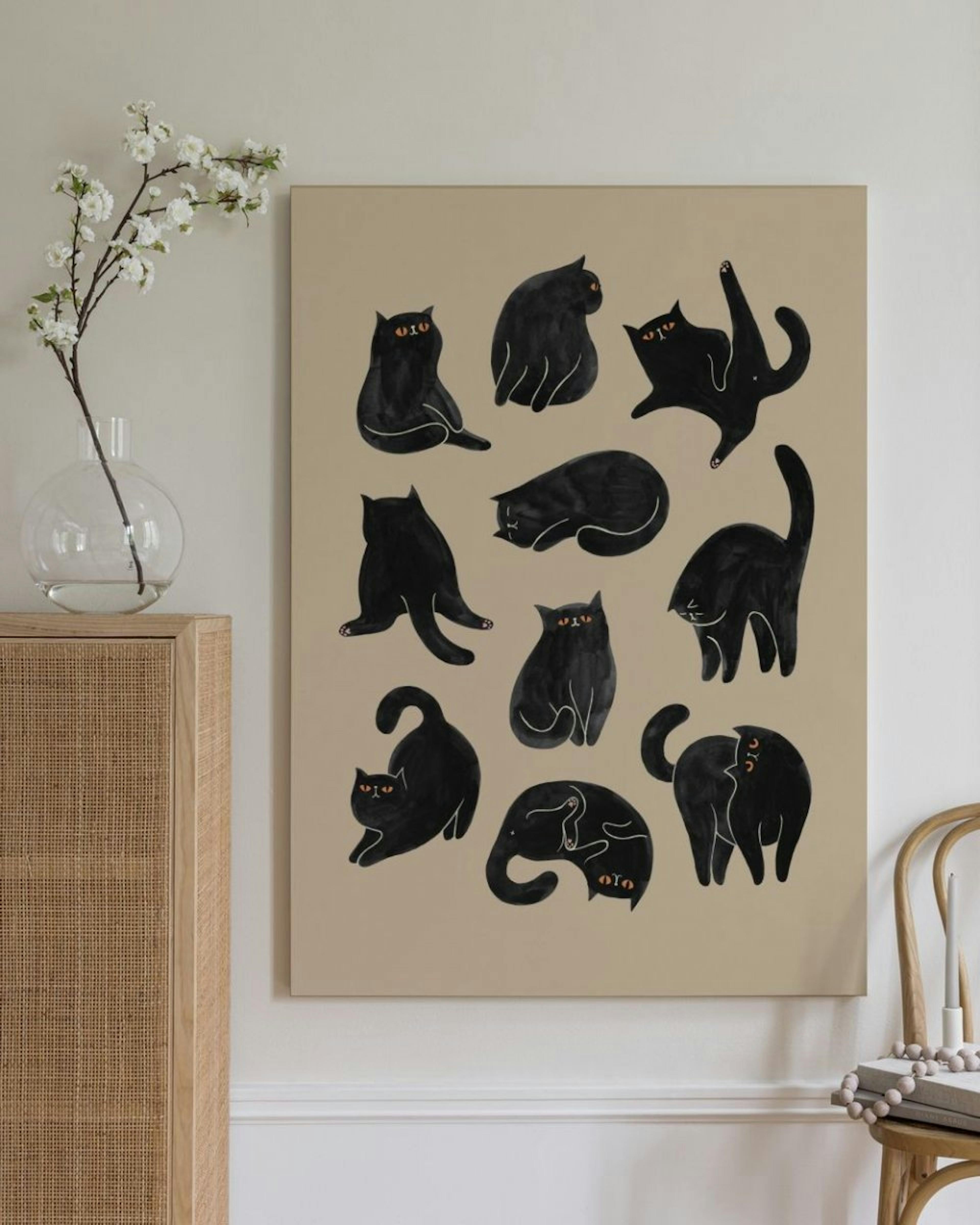 Kitty Yoga Toile