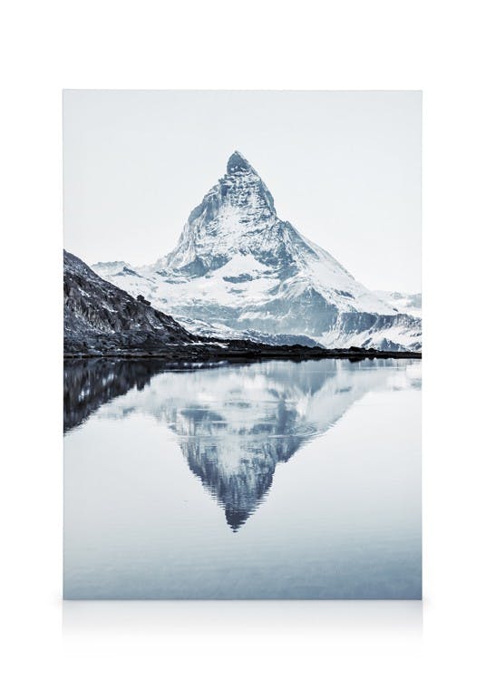 Obrazy na płótnie Matterhorn, Obraz na płótnie (50x70 cm - Ramka dębowa)