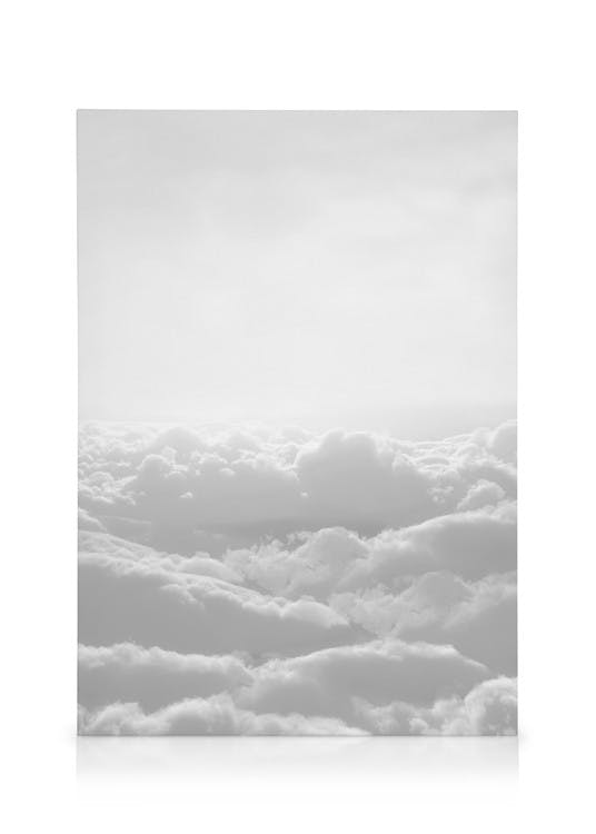 Canvastavlor Heaven Standing Canvastavla (50x70 cm - Svart ram)