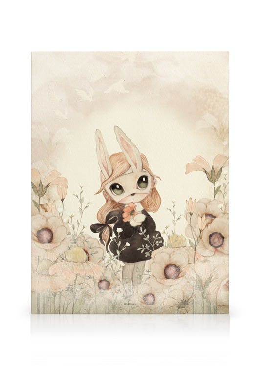 Canvas Prints Miss Ida Canvas print (50x70 cm - Oak Frame)
