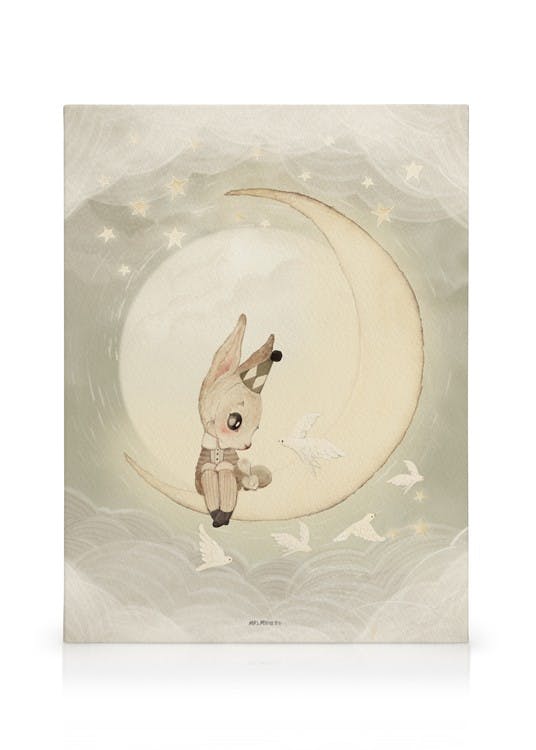 Canvas Prints Mr Sam Canvas print (30x40 cm - Black Frame)