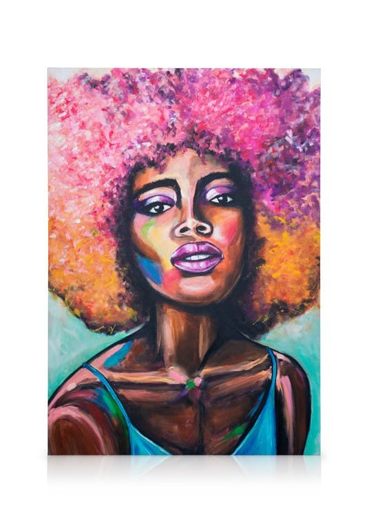 Obrazy na płótnie Sofia Larsson - Soul Girl Obraz na płótnie (30x40 cm - Czarna ramka)