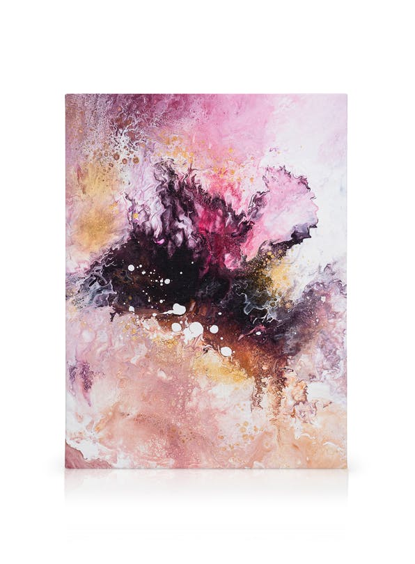 Sofia Larsson - Pink Galaxy Poster (30x40 cm)- Sofia Larsson