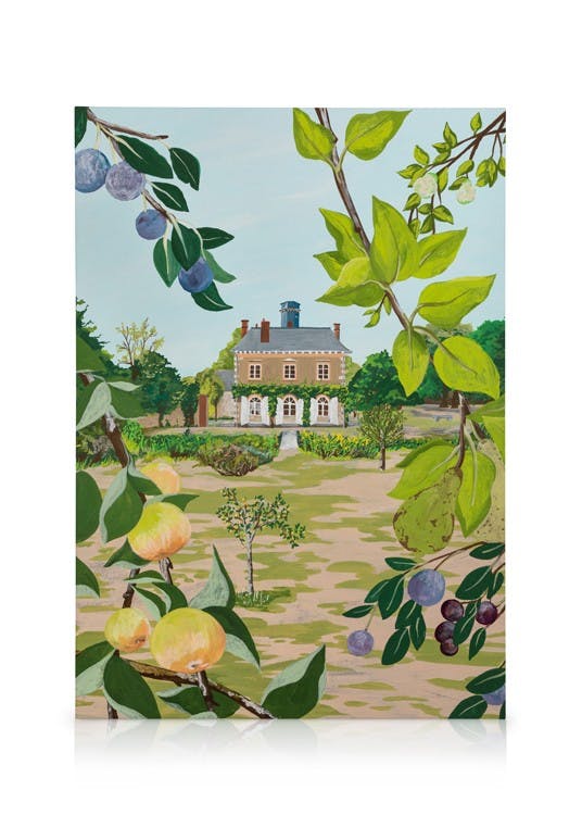Canvas Prints Jaron Su - Le Fruit Chateau Canvas print (50x70 cm - Oak Frame)
