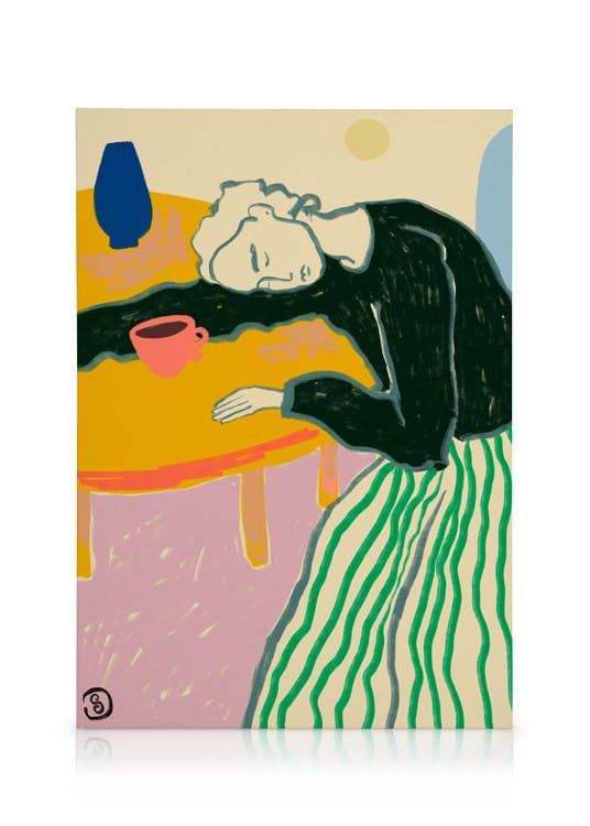 Obrazy na płótnie Sandra Poliakov - Motherhood Obraz na płótnie (50x70 cm - Czarna ramka)