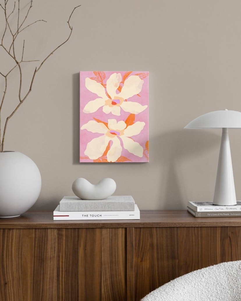 Sylvia Takken – Floating Flowers canvas