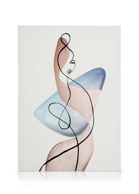 Canvas Prints Peytil - Lykke Canvas print (50x70 cm)