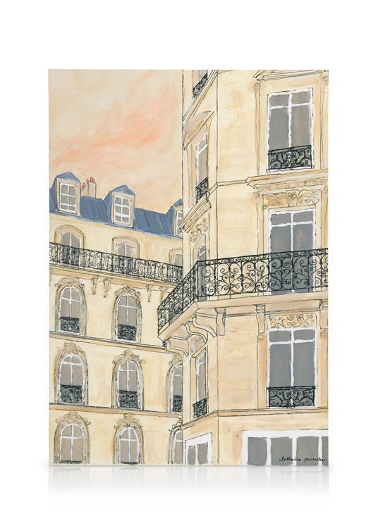 Canvastavlor Katharina Puritscher - Golden Hour Building Canvastavla (30x40 cm)