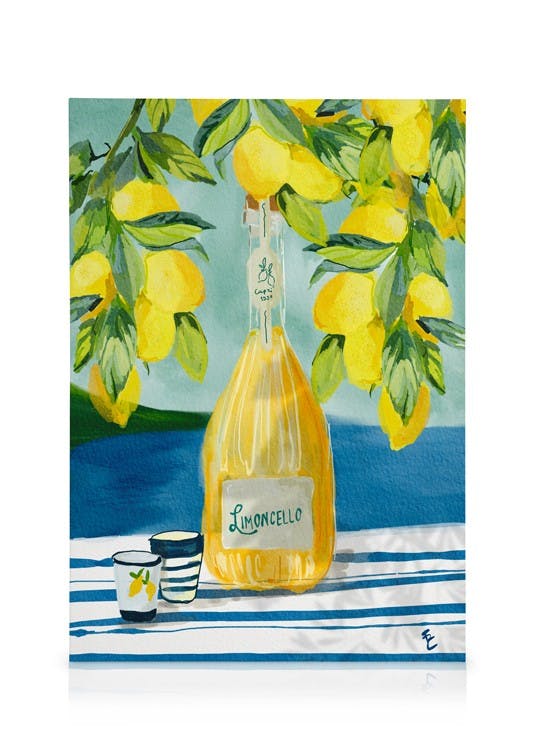 Canvas Prints Ekaterina Zagorska - It’s Always Limoncello Time Canvas print (30x40 cm)