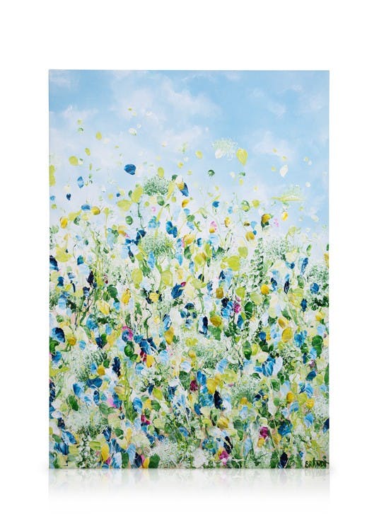 Obrazy na płótnie Anna Brandt - Parco Azzurro Obraz na płótnie (50x70 cm - Czarna ramka)