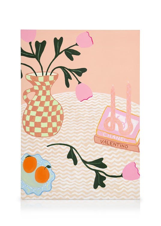 Canvas Prints Britty Flynn - Summer in Paris Canvas print (50x70 cm - Black Frame)
