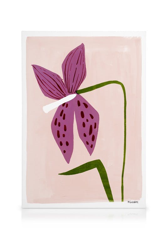 Canvas Prints Megan Galante - Lily Portrait Canvas print (50x70 cm - Black Frame)