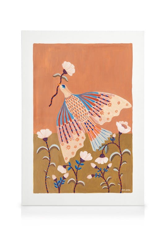 Canvas Schilderijen Karina Jambrak - Freedom Bird Canvas (50x70 cm)