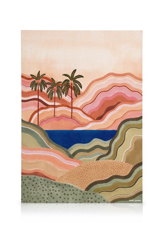 Canvas Schilderijen Karina Jambrak - I Like It Here Canvas (50x70 cm)