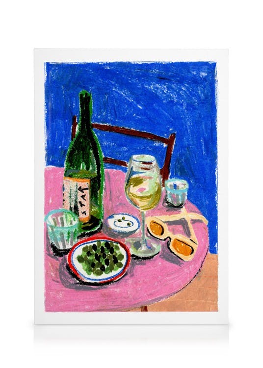 Laura Page - Pastel Table Stampa su Tela (50x70 cm)-Stampe su tela