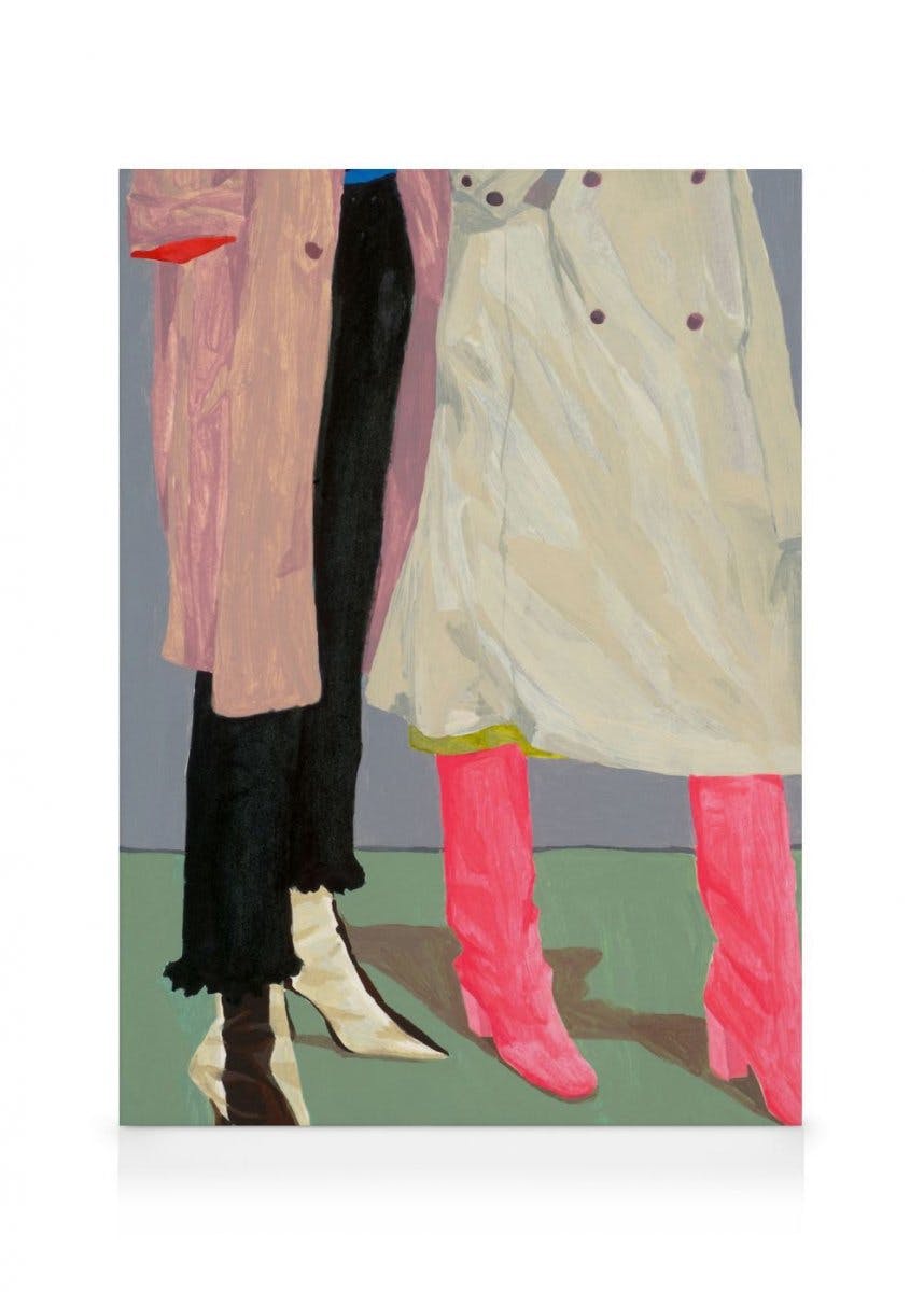 Canvas Schilderijen Sophia Novosel - Siblings Canvas (50x70 cm)