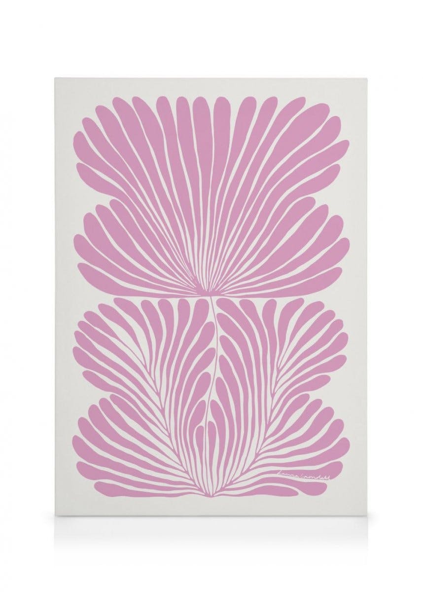 Canvastavlor Laura Gröndahl - Pink Flower Canvastavla (30x40 cm - Ekram)