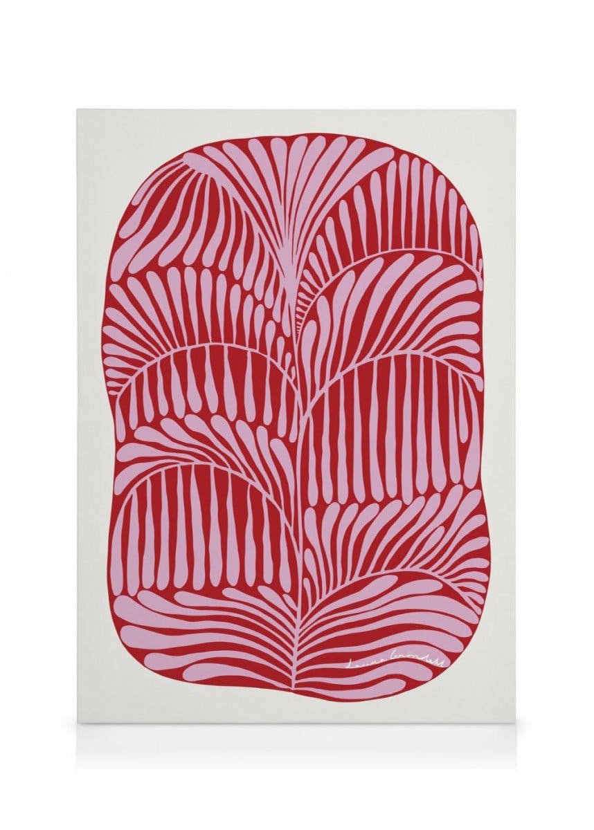 Obrazy na płótnie Laura Gröndahl - Pink Plant Obraz na płótnie (50x70 cm)