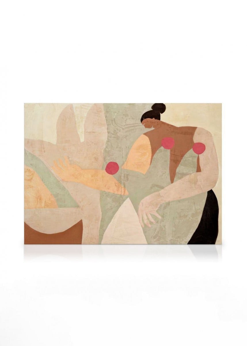Canvas Schilderijen Berenice Hernandez - Ruth Canvas (50x70 cm - Fotolijst Zwart)