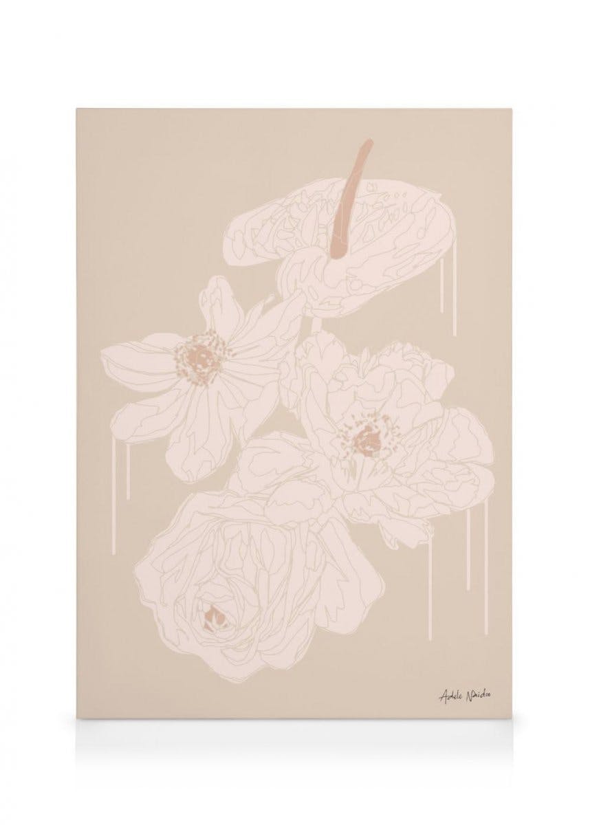 Canvastavlor Adele Naidoo - Capri Canvastavla (50x70 cm - Svart ram)