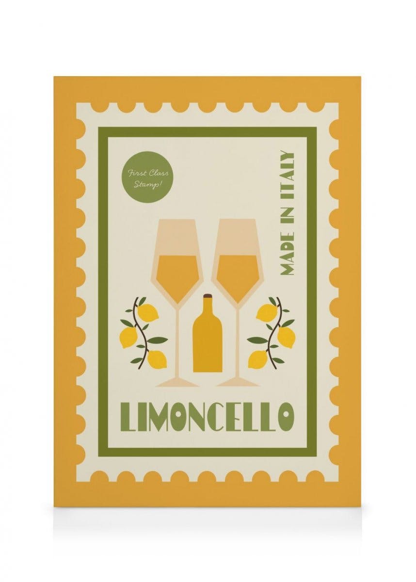 Canvas Prints We Made Something Nice - Limoncello Canvas print (50x70 cm - Oak Frame)
