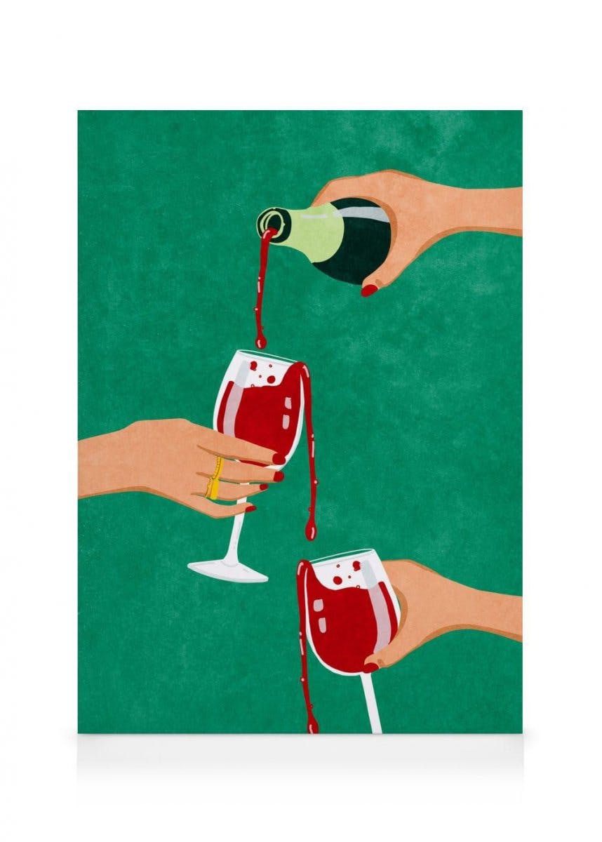 Canvas Prints Raissa Oltmanns - Cheers Canvas print (50x70 cm)
