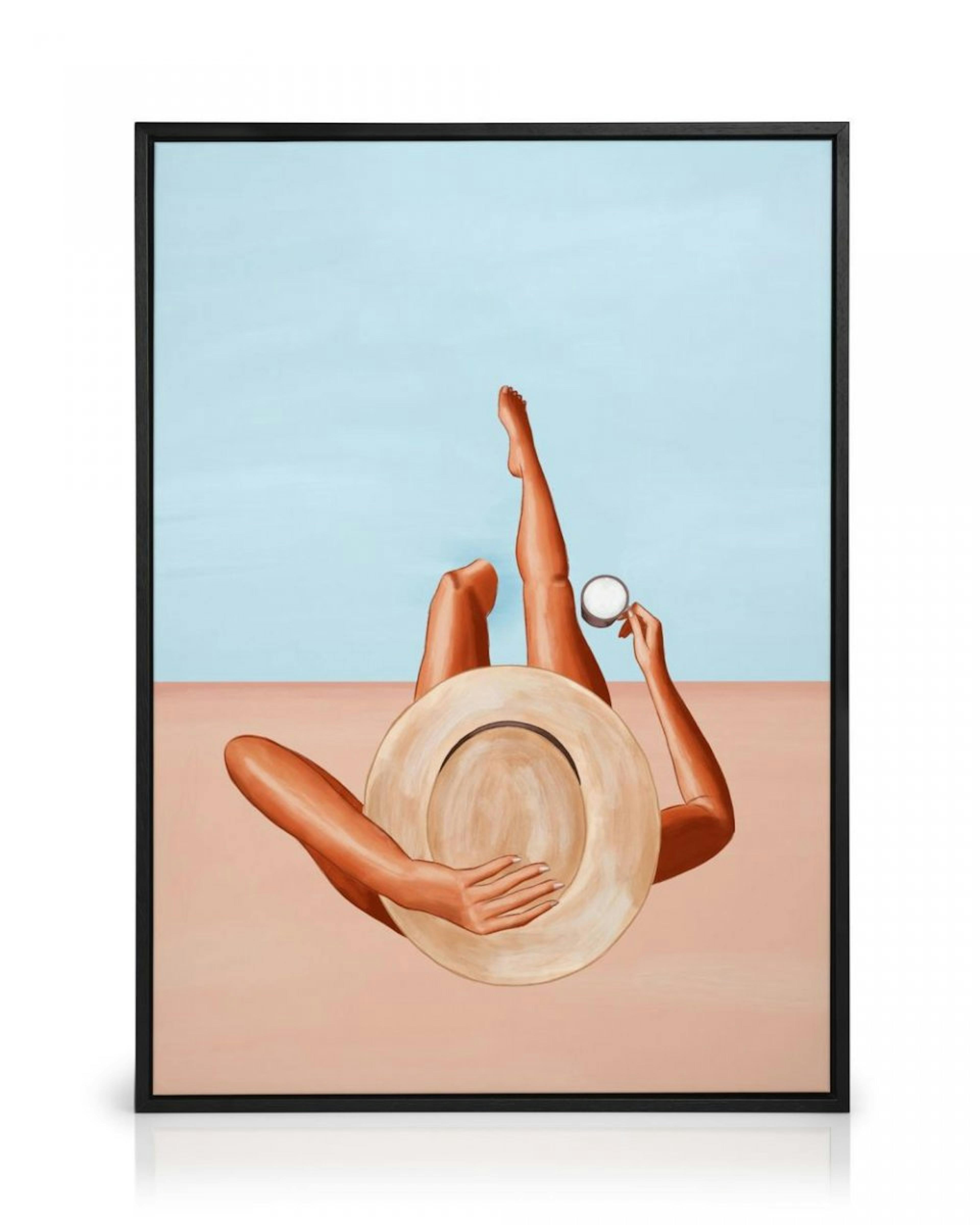 Ivy Green - Woman at the Poolside Canvas print