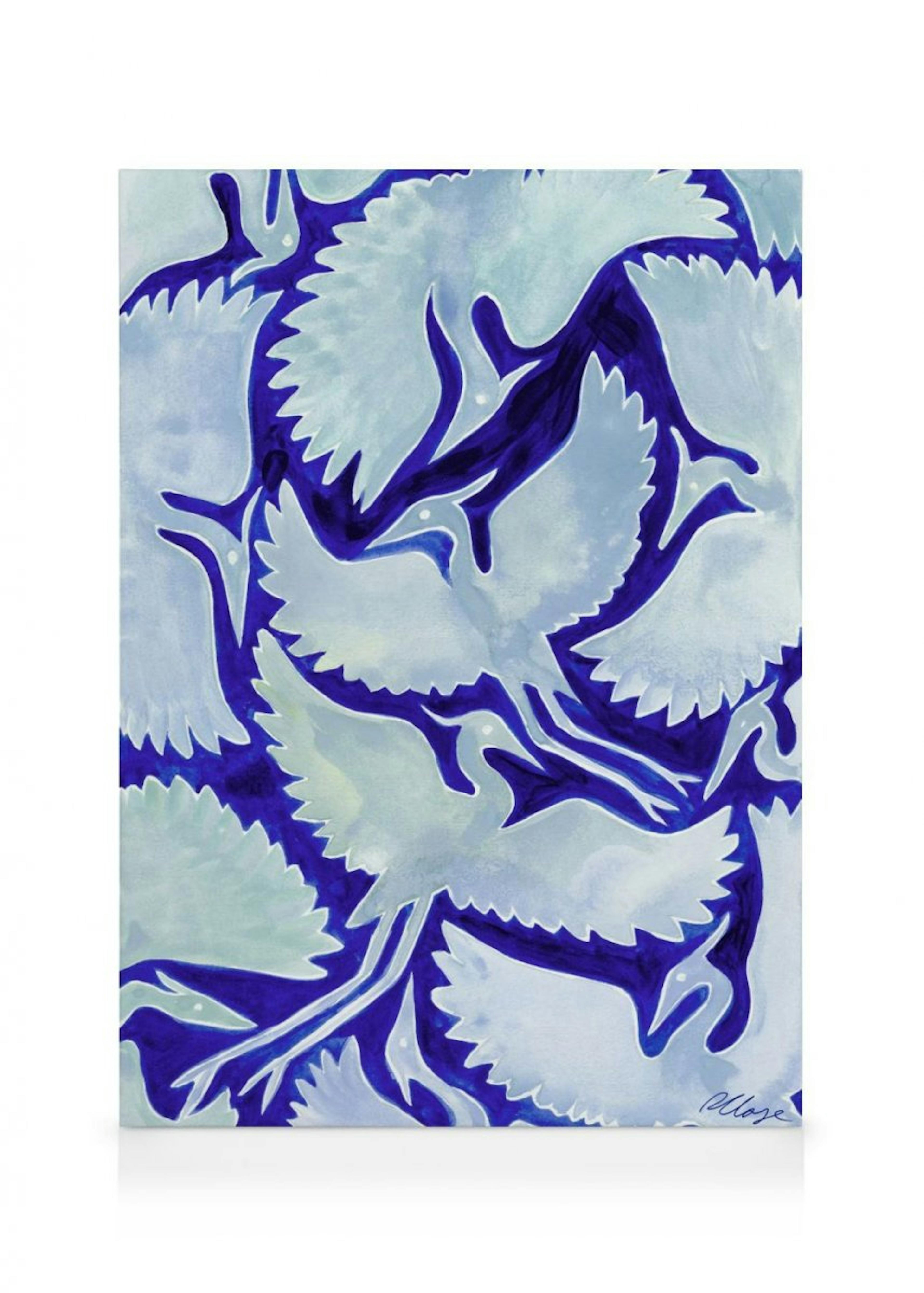 Rosanna Corfe - Blue Herons Canvas