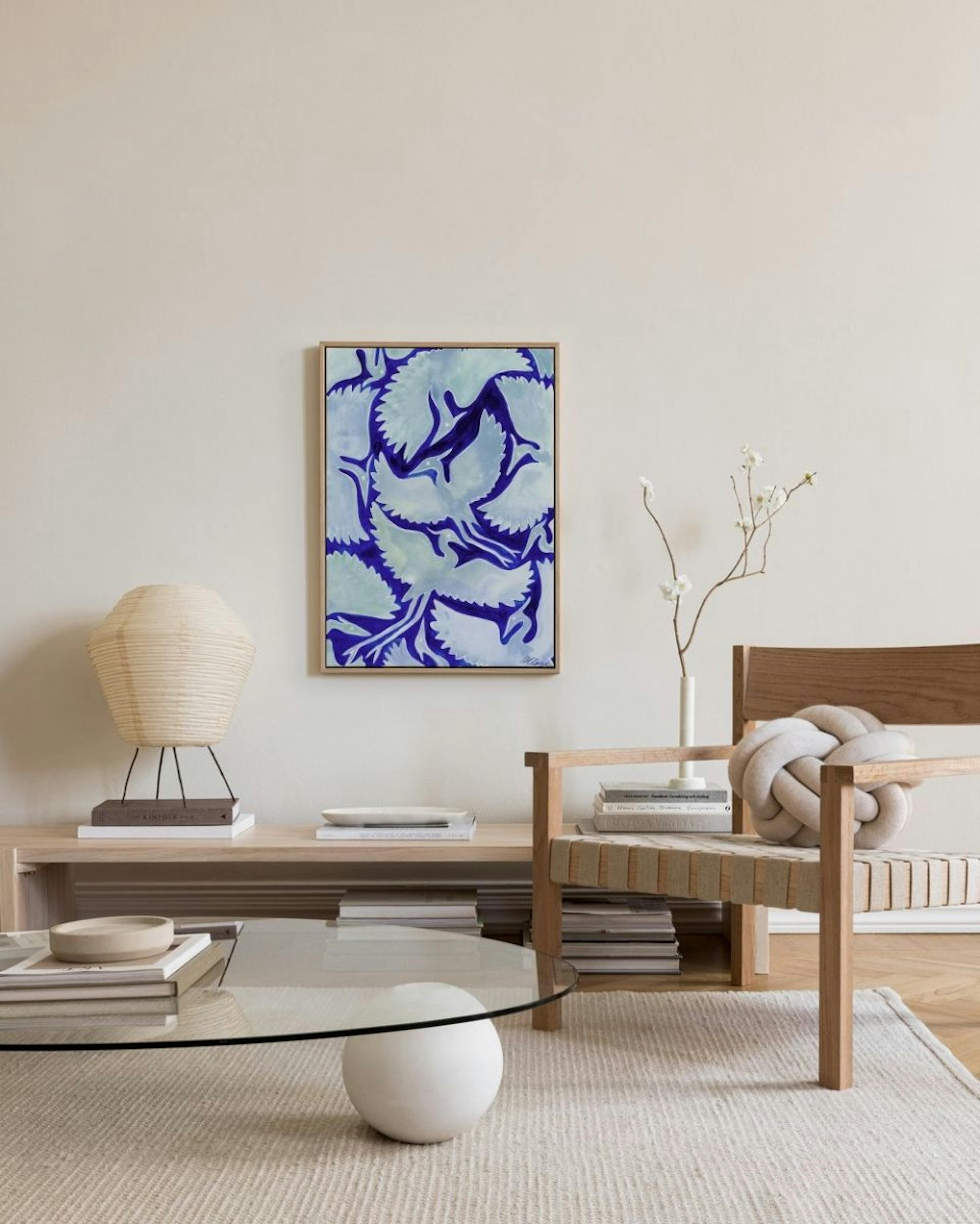 Rosanna Corfe - Blue Herons Canvas