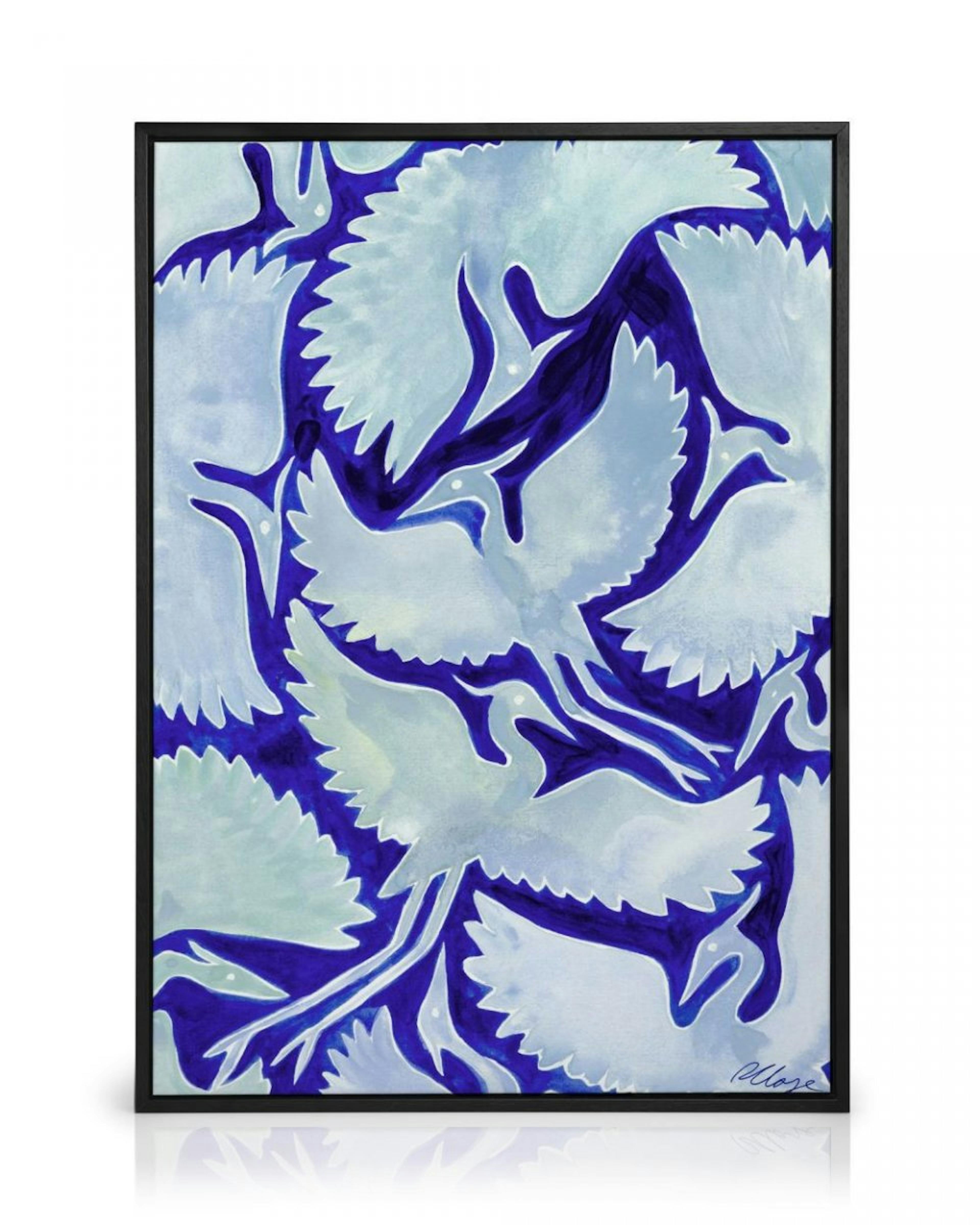 Rosanna Corfe - Blue Herons Canvastavla