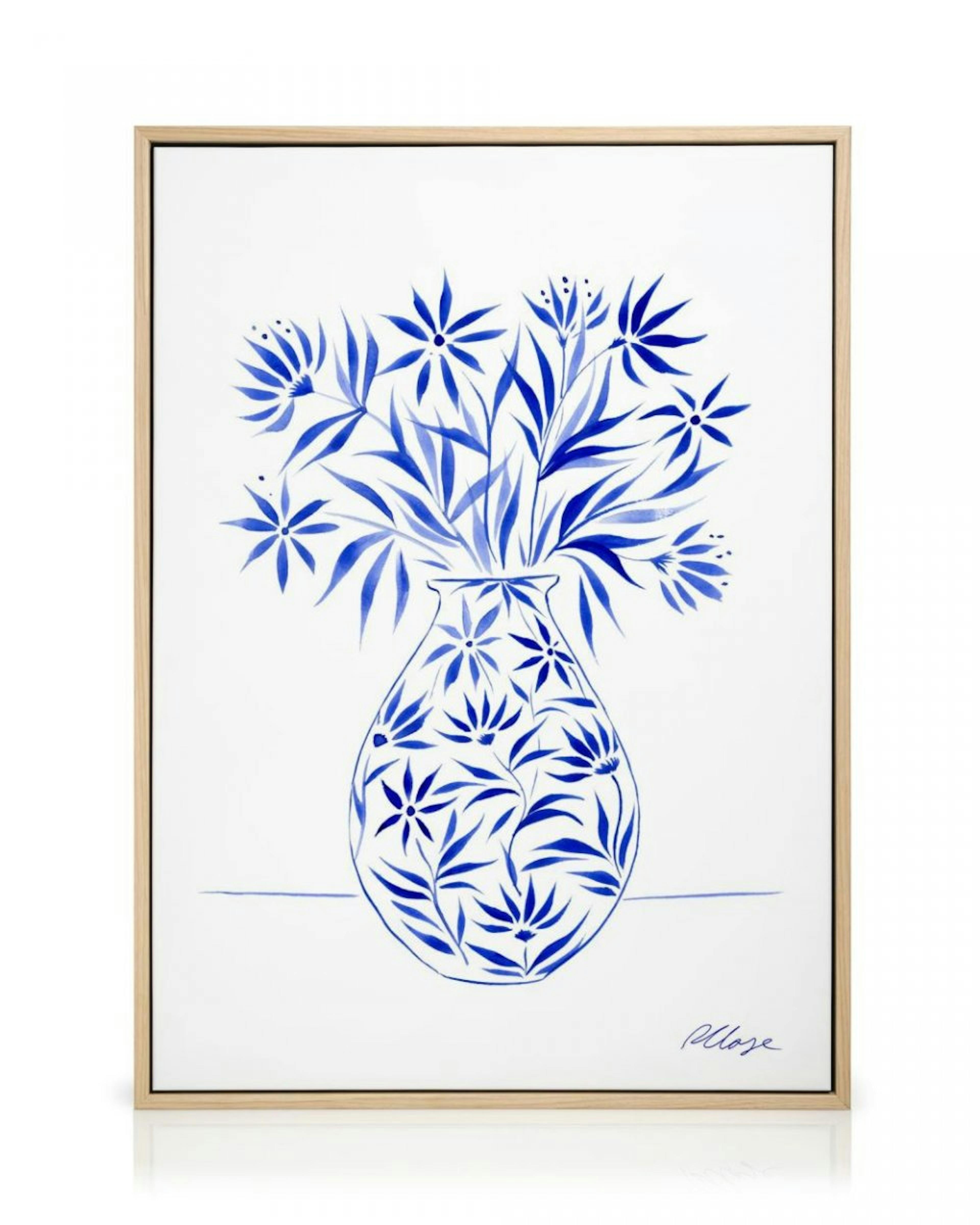 Rosanna Corfe - Blue Blooms Canvas