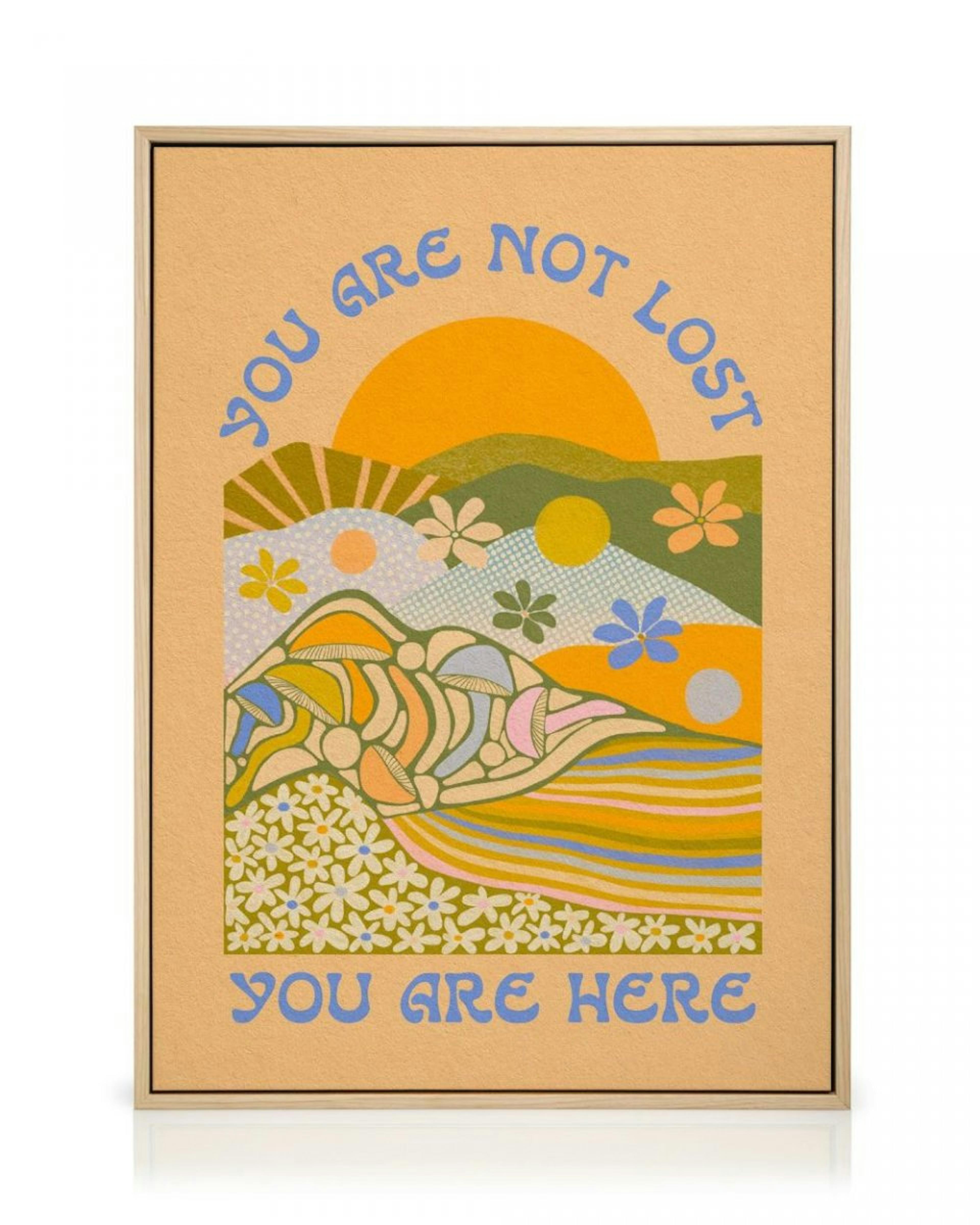 The SoulShine Co. - You Are Not Lost Canvas print